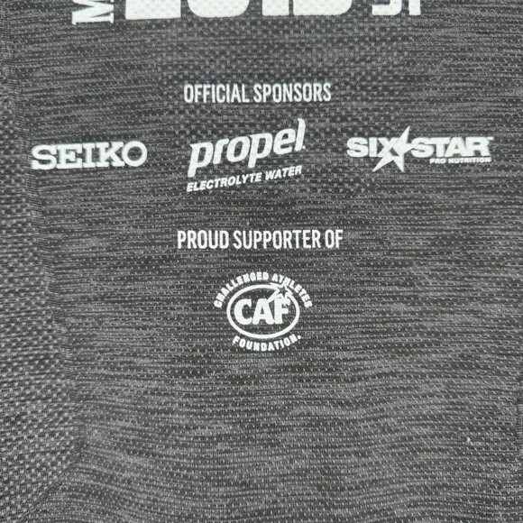 Lululemon Metal Vent Tech Short Sleeve Black Heather Urbanathlon Men’s Size Medi - Picture 12 of 15